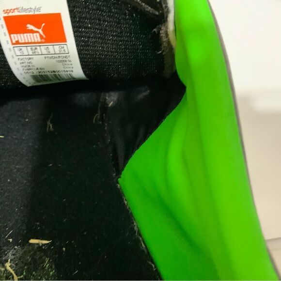 Puma Football Size 14US Esito Soft Ground Black Leather Boots Cleats - Picture 9 of 12